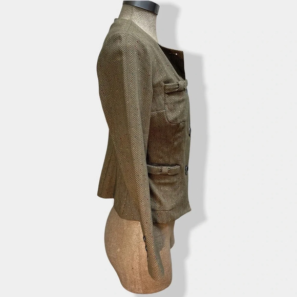 CABI Herringbone Penny Blazer Jacket - Picture 5 of 6